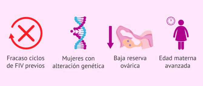 Imagen: Recomendaciones para usar óvulos donados
